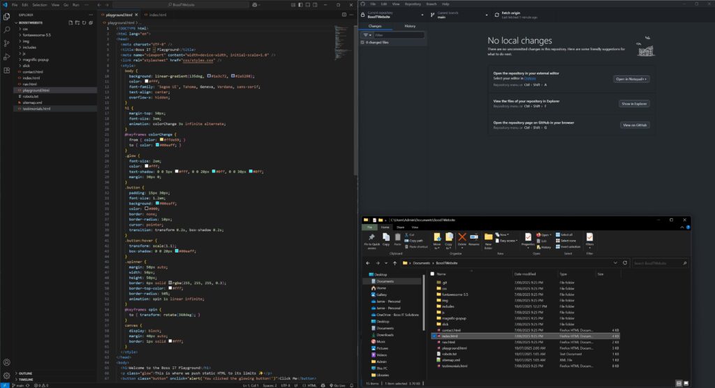 VSCODE and GITHUB DESKTOP Integration. 