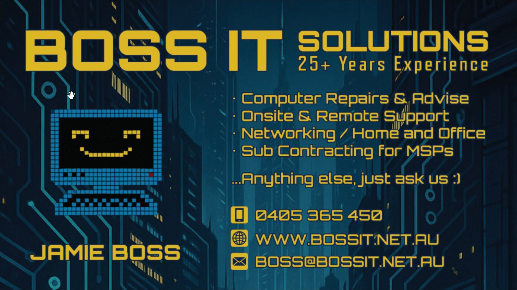 Sydney-grade IT expertise - Now in the Central West - Since 2000 | Call 0405 365 450