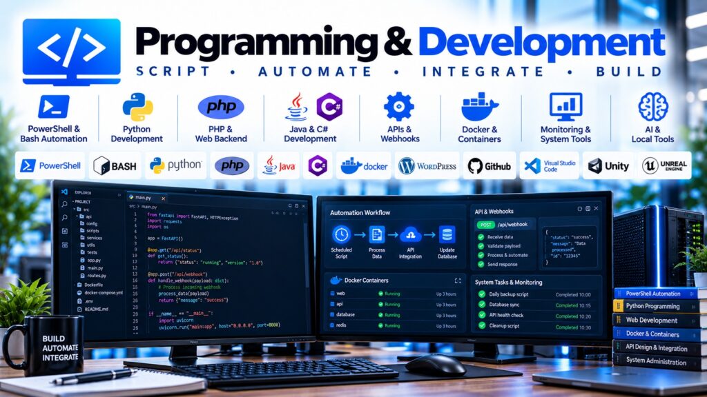 PROGRAMMING & DEVELOPMENT 1 ProgrammingDevelopment